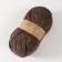 Yarn "mixture" 30% wool, 70% acrylic 200m/200g (517-brown. Melange)