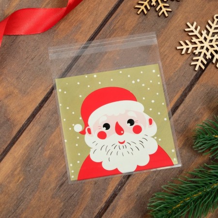 BOPP package with adhesive tape, Portrait, 10 x 11 cm
