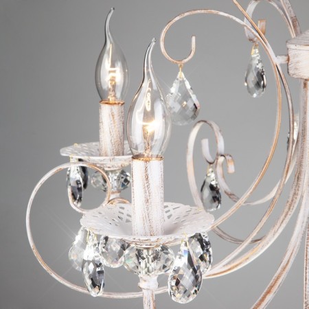 ALDA 5x60W E14 chandelier, gold-3
