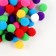 A set of parts for the decor "bombs", 80 pcs., Size 1 pc. - 2 cm, color mix