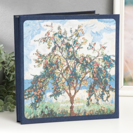 Photo album magnetic 30 sheets "apple tree" density 300 g 28x27x3 cm