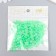 Decor for creativity plastic "Half of beads. Green" 20 g 0.8x0.8 cm