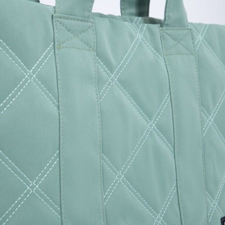 Zipper bag with zipper, green color-4