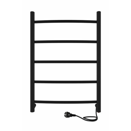 Electric towel Indigo ARC, 600x400 mm, hidden installation, black-1