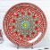 Largan Rishtan ceramics "Flowers", 55 cm, red