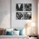 Nast -wall decor, a panel for an interior of wood "leaves", 4 modules 31 x 31 cm