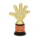The award figure “For success in study”, five, goblet, plastic, gold, 6.5 x 10.5 x 4 cm.