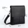 Male bag, black color