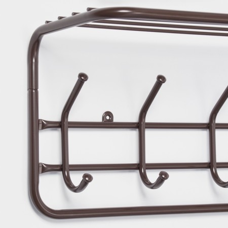 Ban with a shelf 100 cm, brown color-3