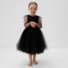 Dress Children's Dress Minaku: Partydress, Black Color, Height 122 cm