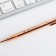 Gift set Pink gold and leatherette case “March 8”