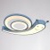 Lamp with PDU 1789/1 LED 42W Dimmer blue 50x50x6 cm Bayerlux