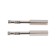 Diamond drill on glass and ceramics of the tundra, a trihedral shank, 6 x 65 mm, 2 pcs.