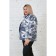 Women's jacket, size 68, blue-white color