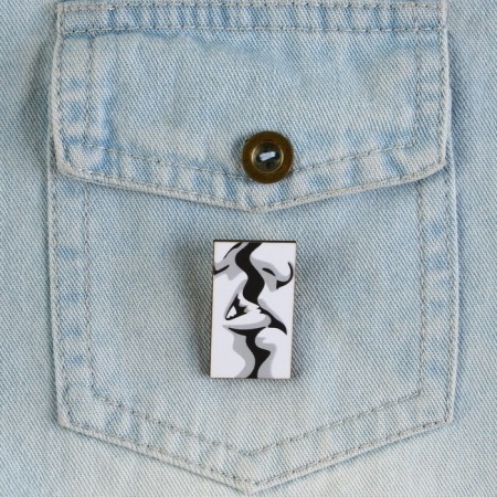 Wooden icon "Kiss", 3.5 x 4 cm-4