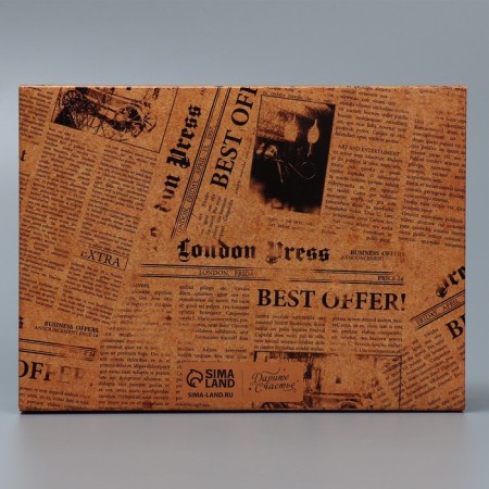 Box a gift folding envelope, packaging, "Best Man", 22 x 16 x 5 cm-6