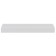 Wall -mounted shelf "FOROA 1.4", 400 × 250 × 37 mm, vestiburates, white color