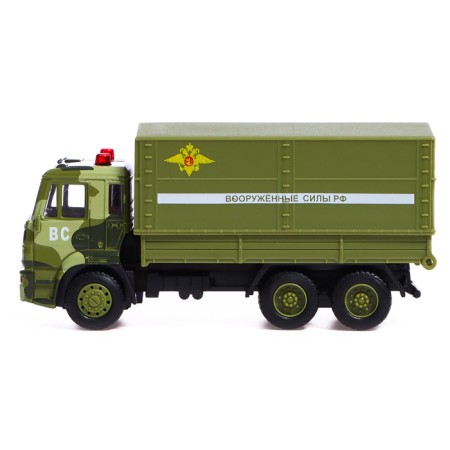 Metal truck "KAMAZ. Army ", 1:54, inertia-1
