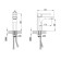 Mixer for the IDDIS Slide Sliwt00i01 sink, white matte