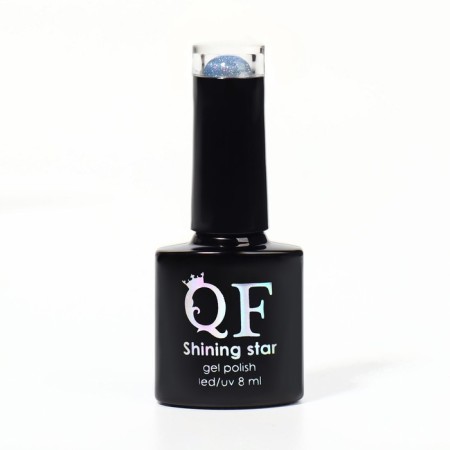 Gel nail polish, “Shining Star”, reflective, 3 phase, 8ml, Led/UV, Blue color (048)-5