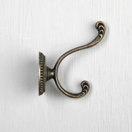Furniture tundra hook TKD013, two -rod, bronze-4