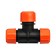 T-shaped connector, tsang, 1/2 "(12 mm), plastic," beetle "