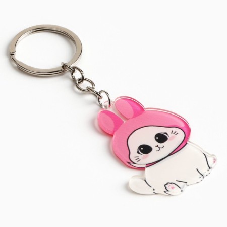 Acrylic key -keychain "You are just a miracle", 10.3 x 4.2 cm-2