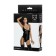 Women Body Glossy Katherin from Wetlook material on lacing, black, XL