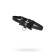 Pecado BDSM chocker-sewer, with a butterfly and a ring, genuine leather, black