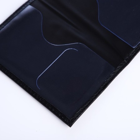 Cover for passport, black color-5