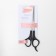 Hairdressers with emphasis, blade - 6.5 cm, black color