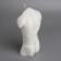 Figure candle "Male silhouette" in apron, 8x5x12.5 cm, white
