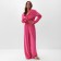 Костюм женский (рубашка и брюки) KAFTAN Plushy р. 44-46, фуксия