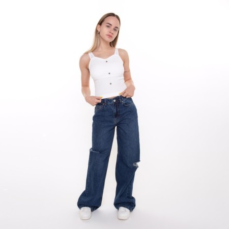 TOP female, white color, size One size (42-48)-2
