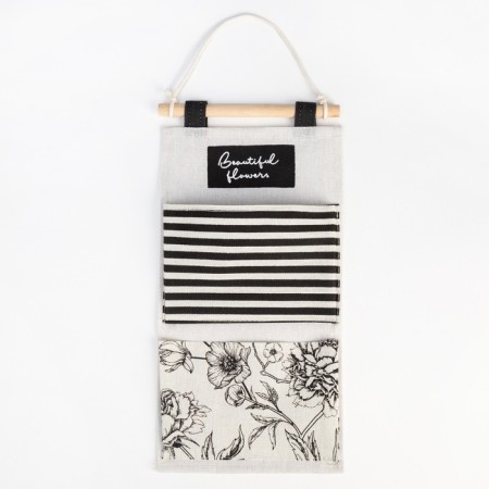 Pocket Textile Ethel "Beautiful Flowers", 41*20 cm-1