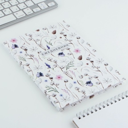 Diary in a solid cover A5, 80 sheets "Pattern"-1