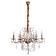 Vita chandelier 6x40W E14 gold 58x58x50 (88) cm