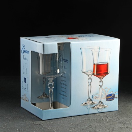 Set of glasses for the wine "Grace", 300 ml, 6 pcs-3