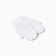 Baby mittens minku, white color, 18 cm