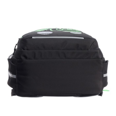 School backpack, 39 x 28 x 20 cm, Grizzly, ergonomic back, laptop department, black-6