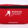 Bag on the belt "Putin Team", 32 x 8 x 15 cm, lightning department, red