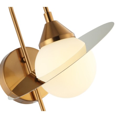 Wall lamp Saturn 1xg9 LED 5W, size 25x31x35 cm, bronze color-1