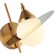 Wall lamp Saturn 1xg9 LED 5W, size 25x31x35 cm, bronze color