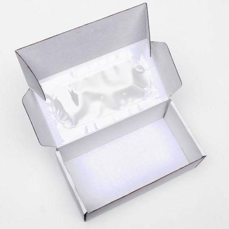 Self -charged box, with a window, white, 23 x 12 x 8 cm-2