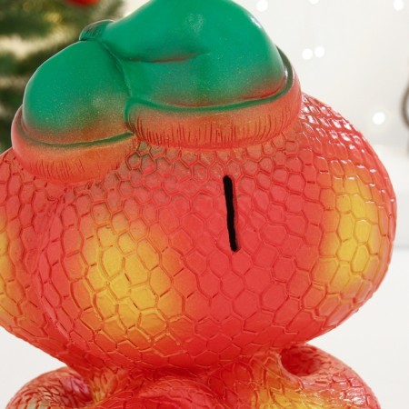 Копилка "Змеи с сердцем" красная, 24см-3