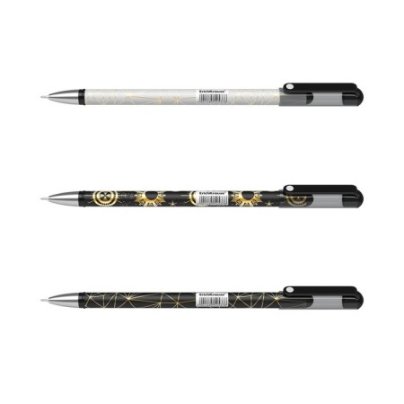 Gel pen Erichkrause Magic Sky Stick, node 0.38 mm, flu, black-1