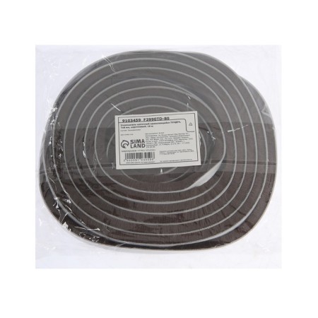 The seal brush self -adhesive tundra, 7x8 mm, brown, 10 m.-4