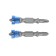 Bits double-sided tundra, steel S2, round magnesite limiter, PH2 x 50 mm, 2 pcs.