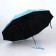 Automatic “monoton” umbrella, 3 additions, 10 spokes, r = 51 cm, blue color