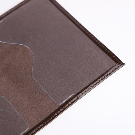 Passport cover, brown color-6